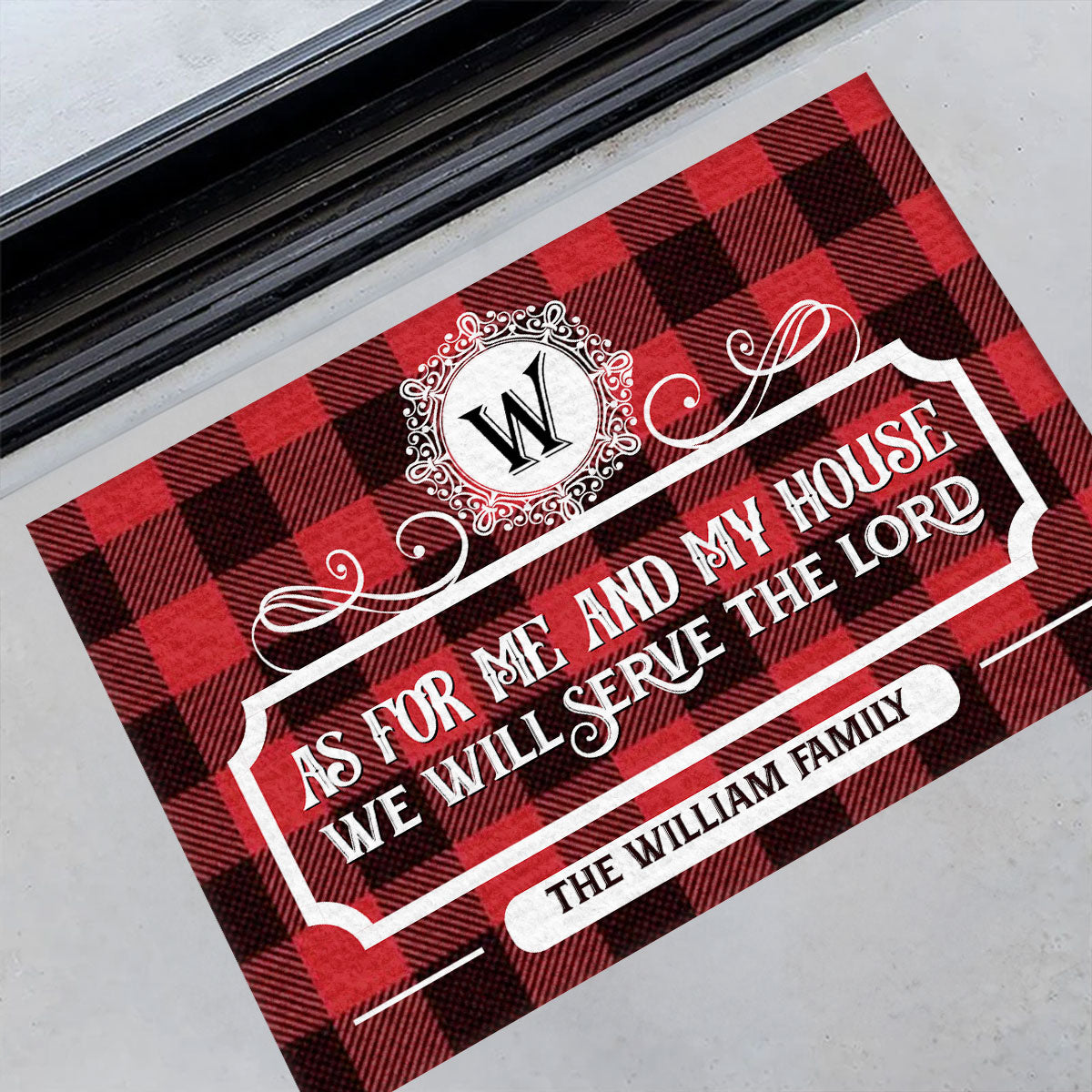 Bible Verse - Personalized Doormat