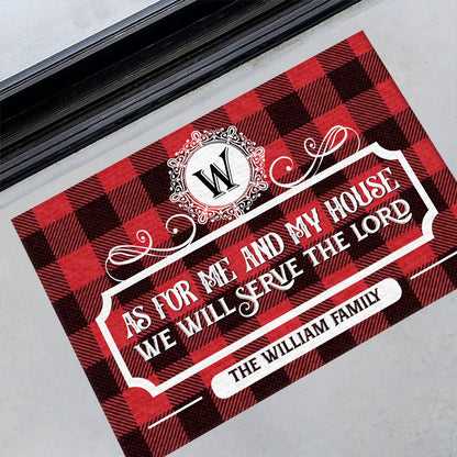 Bible Verse - Personalized Doormat