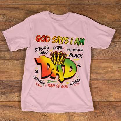 God Says I Am - 2D Unisex T-shirt GMJSTS200074