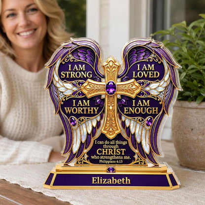 I Can Do All Things Through Christ - Custom Acrylic Plaque GAPJS10018