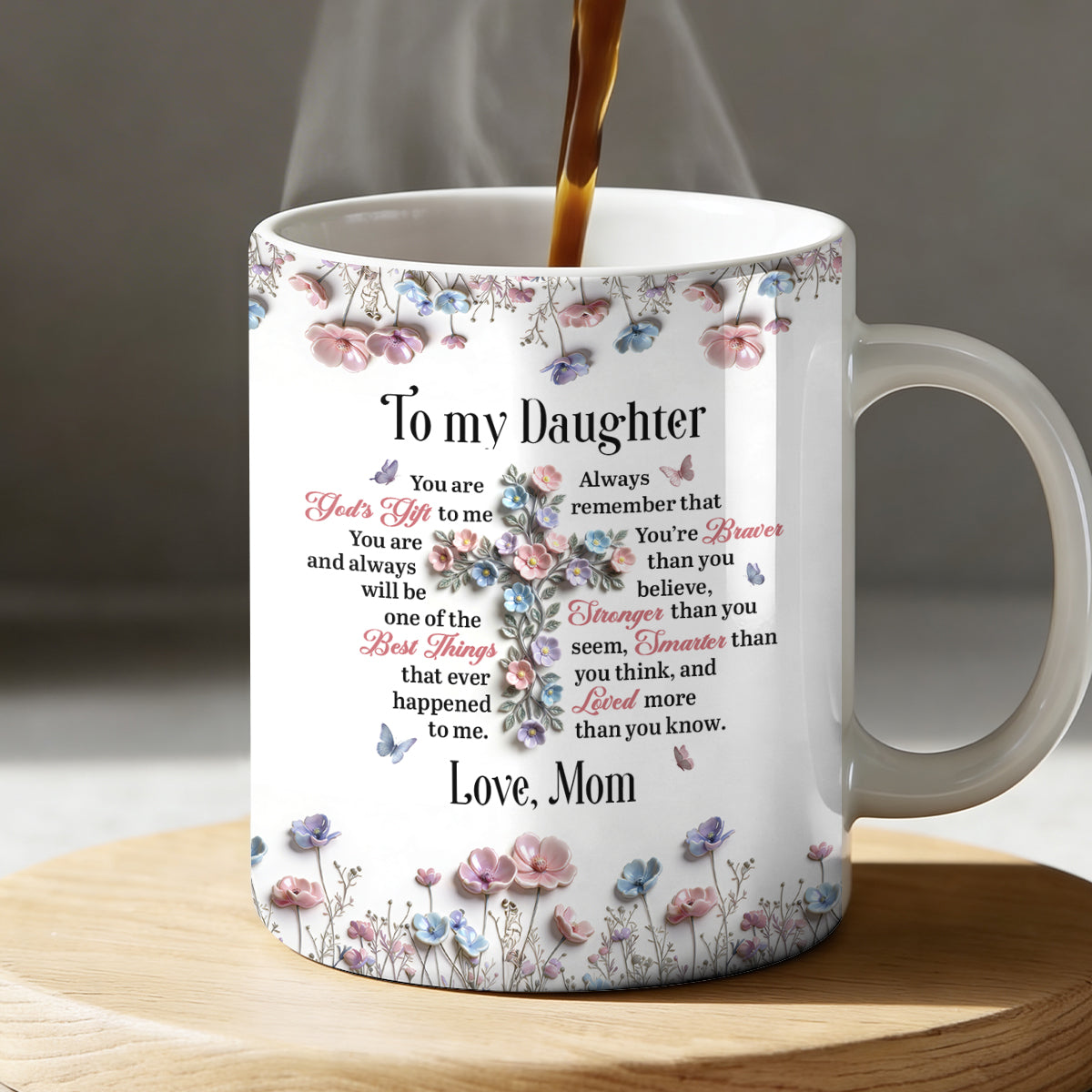 You Are Loved More Than You Know - Personalized Ceramic Coffee Mug