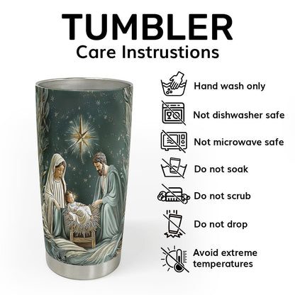 Faith-Inspired Gift for Family - Personalized Stainless Steel Tumbler