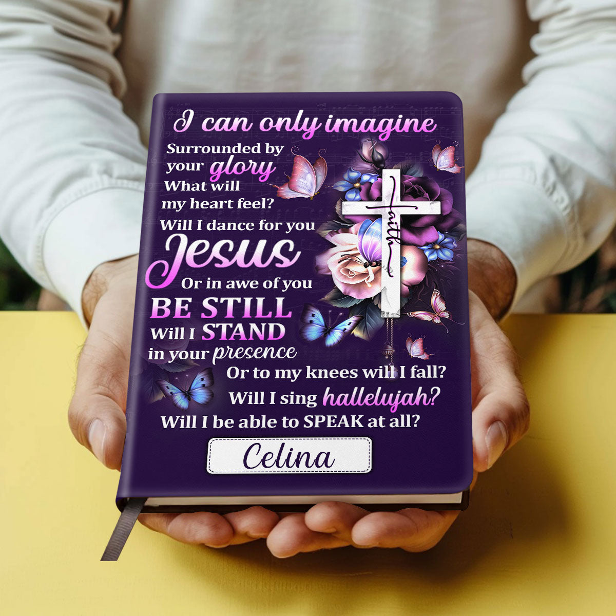 I Can Only Imagine - Personalized Leather Notebook GMJSNB200077