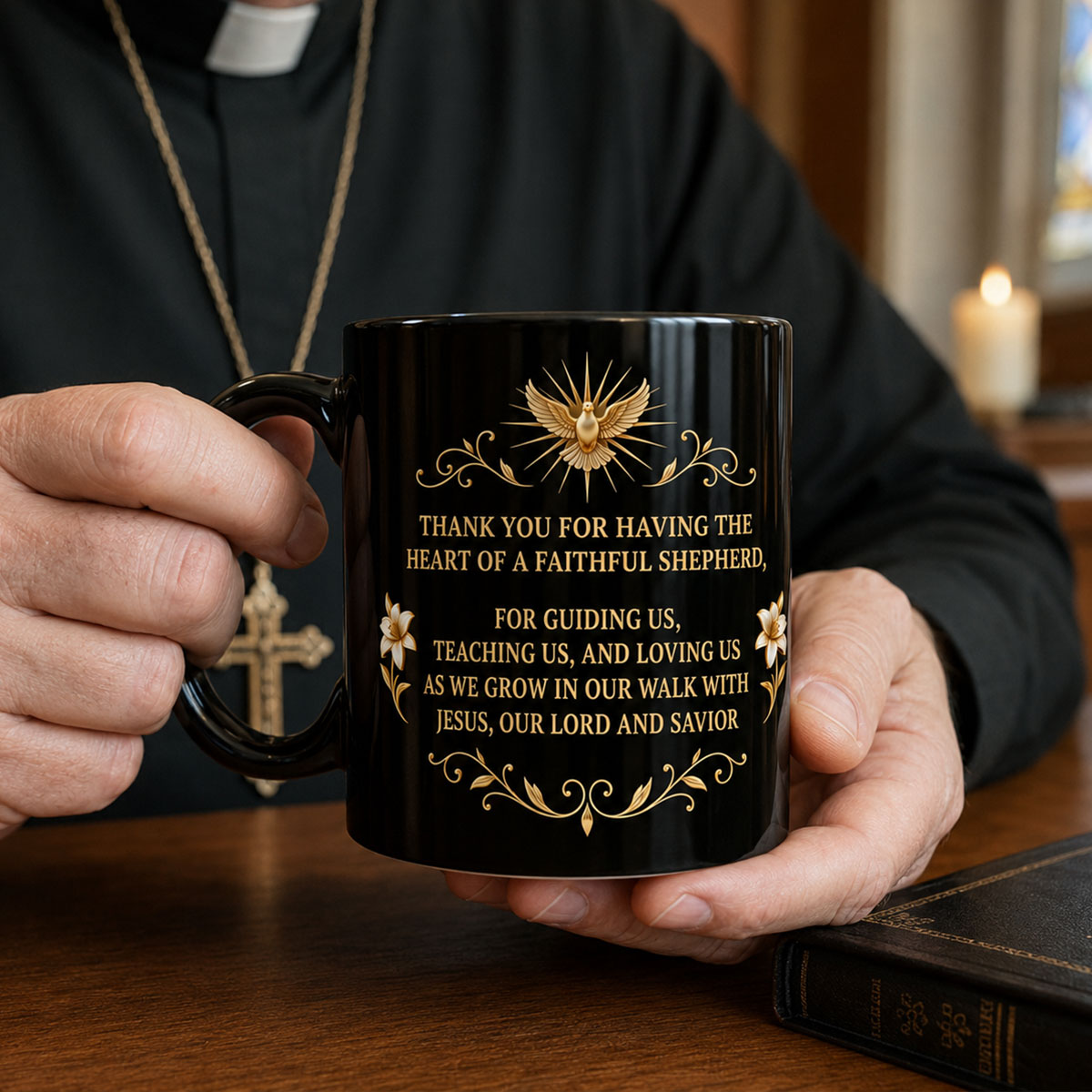 Faithful Shepherd - Personalized Ceramic Coffee Mug