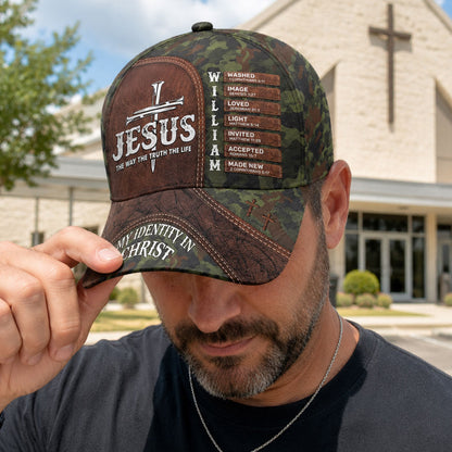 Jesus The Way The Truth The Life - Personalized Classic Cap