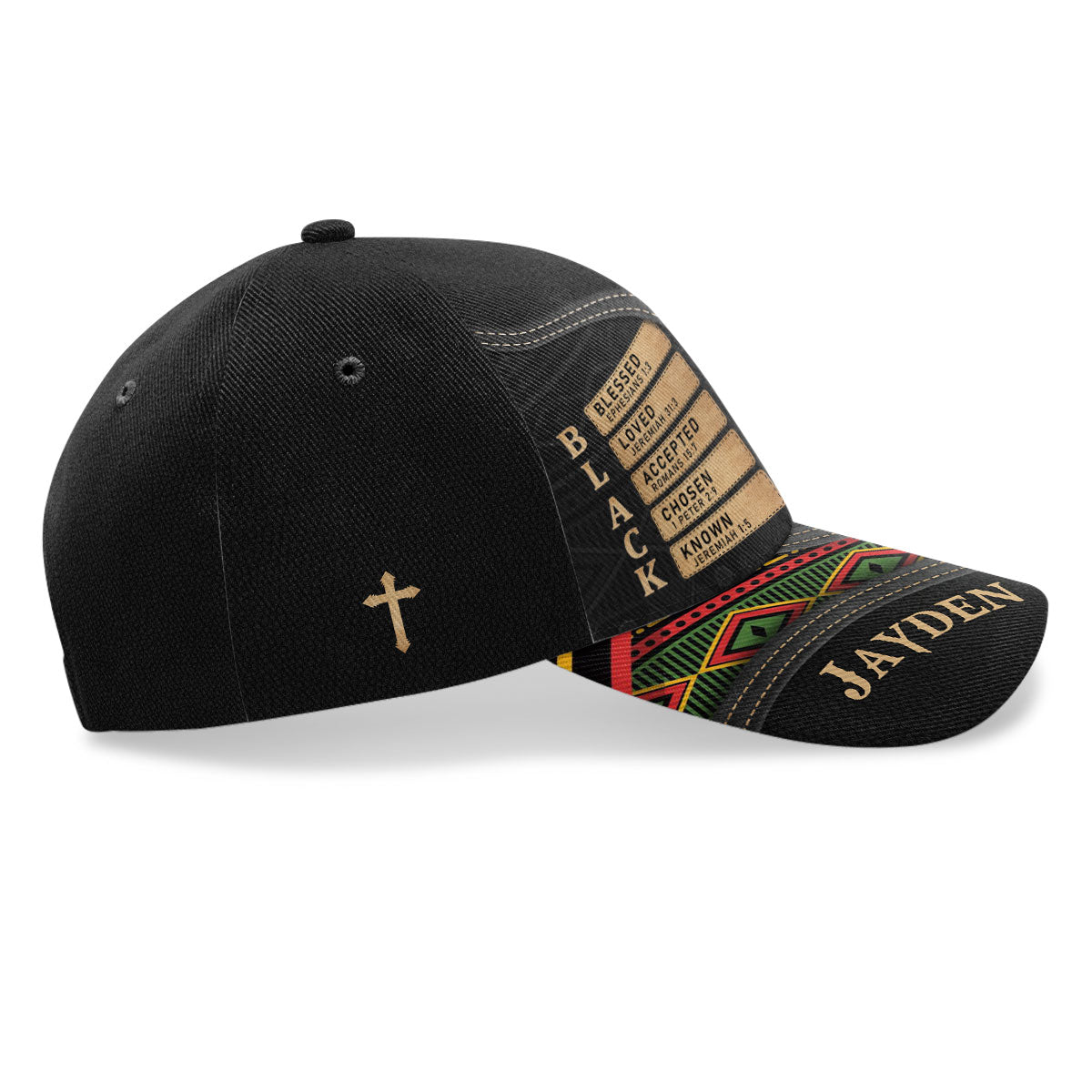 God Says I Am Black - Personalized Classic Cap - Gift For Him