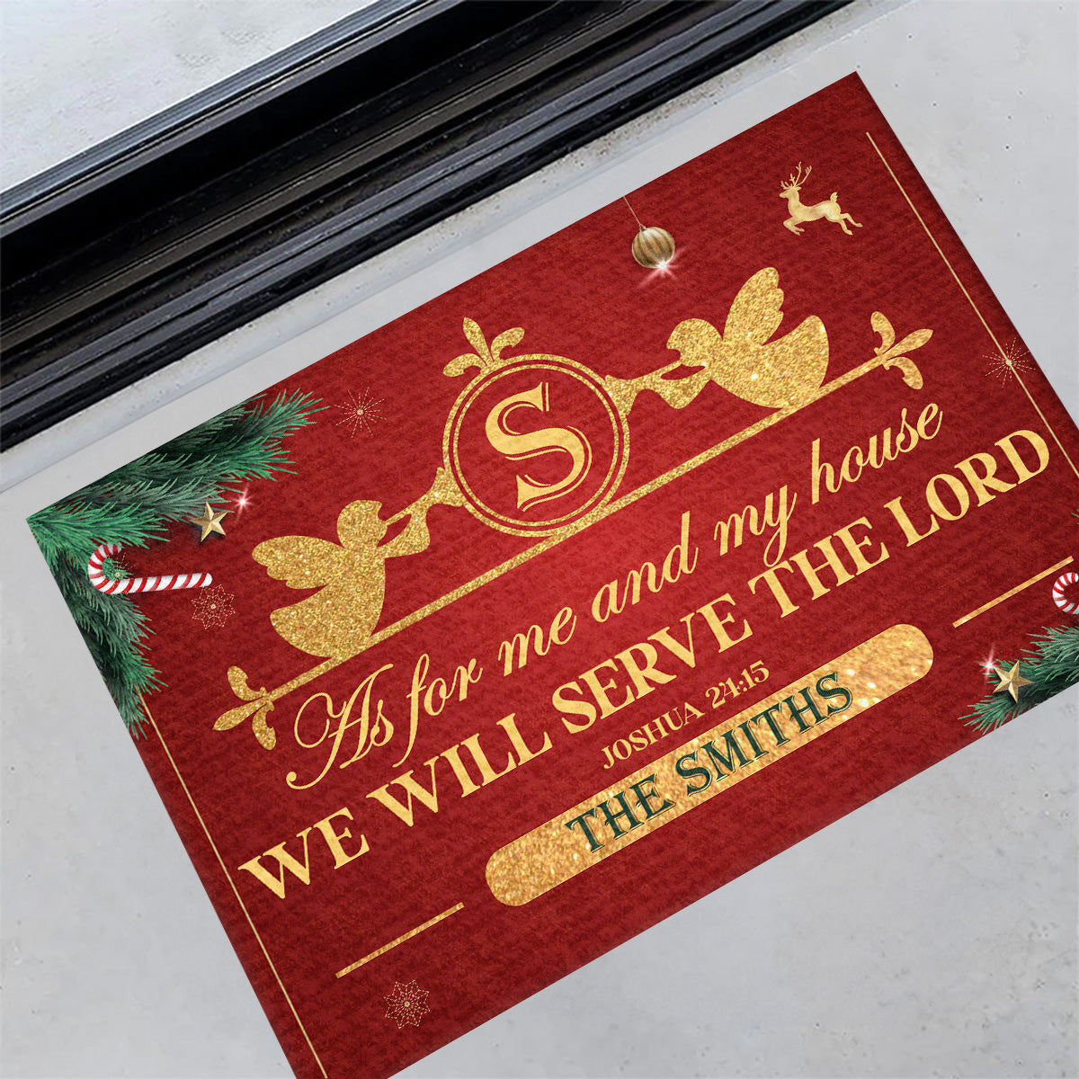 Bible Verse - Personalized Doormat for Home