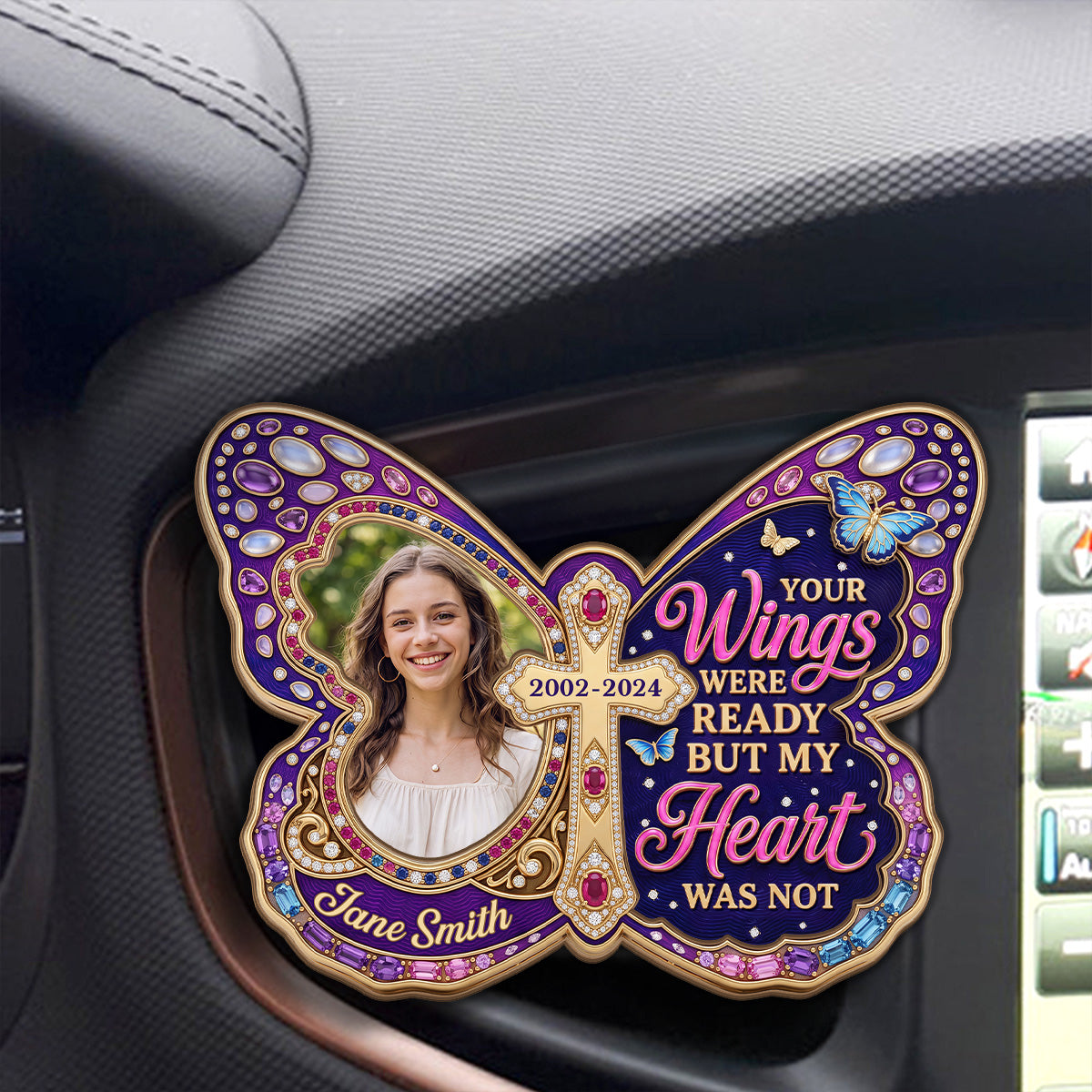 In Memory - Personalized Car Visor Clip
