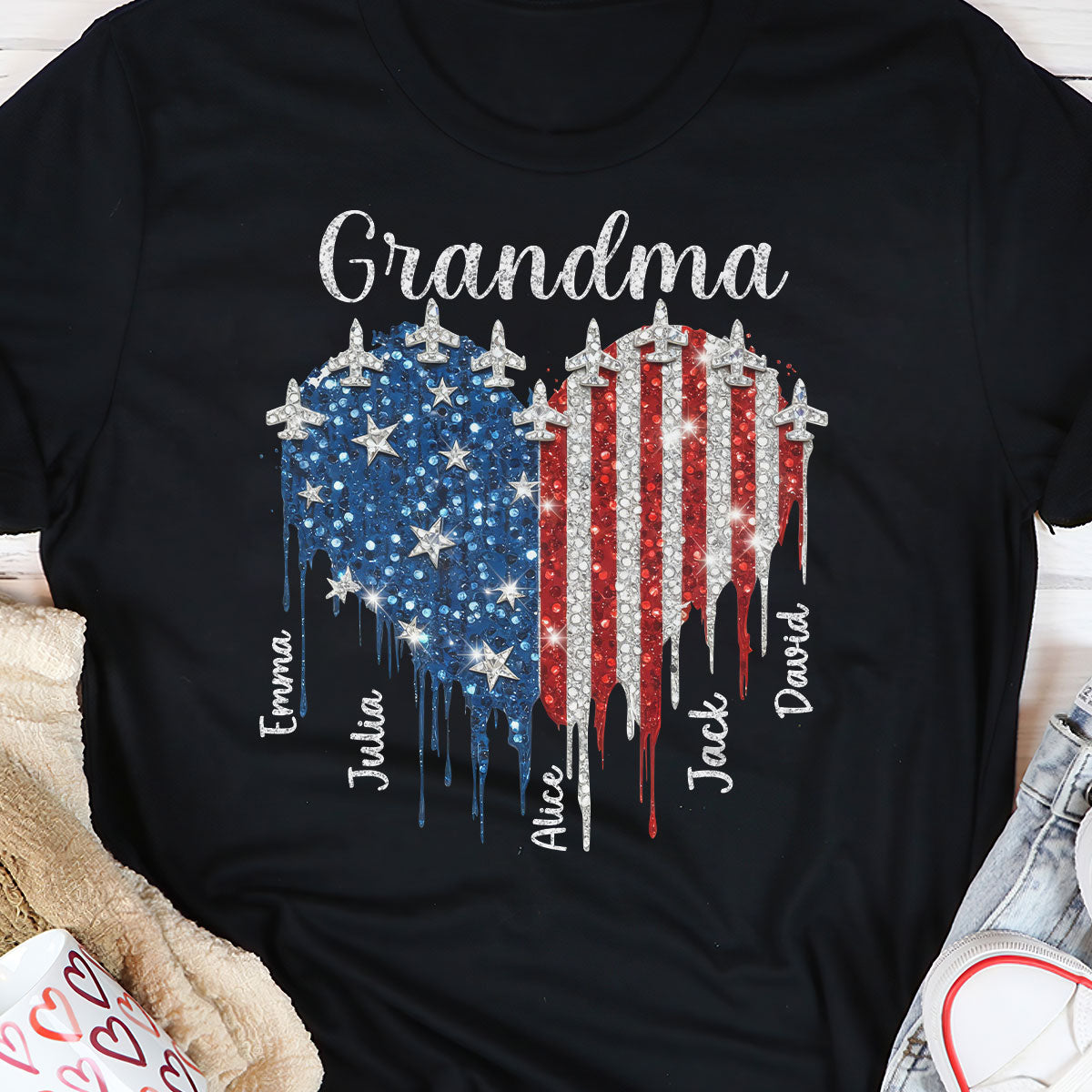 Independence Heart - Personalized Unisex T-Shirt GMJSTS200036