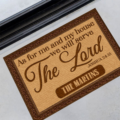 Faith Quote - Personalized Doormat for Home