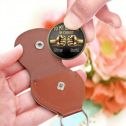 Brother In Christ Pocket Hug - Personalized Keepsake