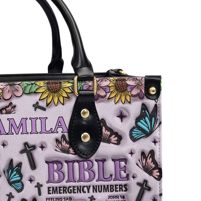 Faith-Inspired - Personalized Leather Handbag GMJSLB200007