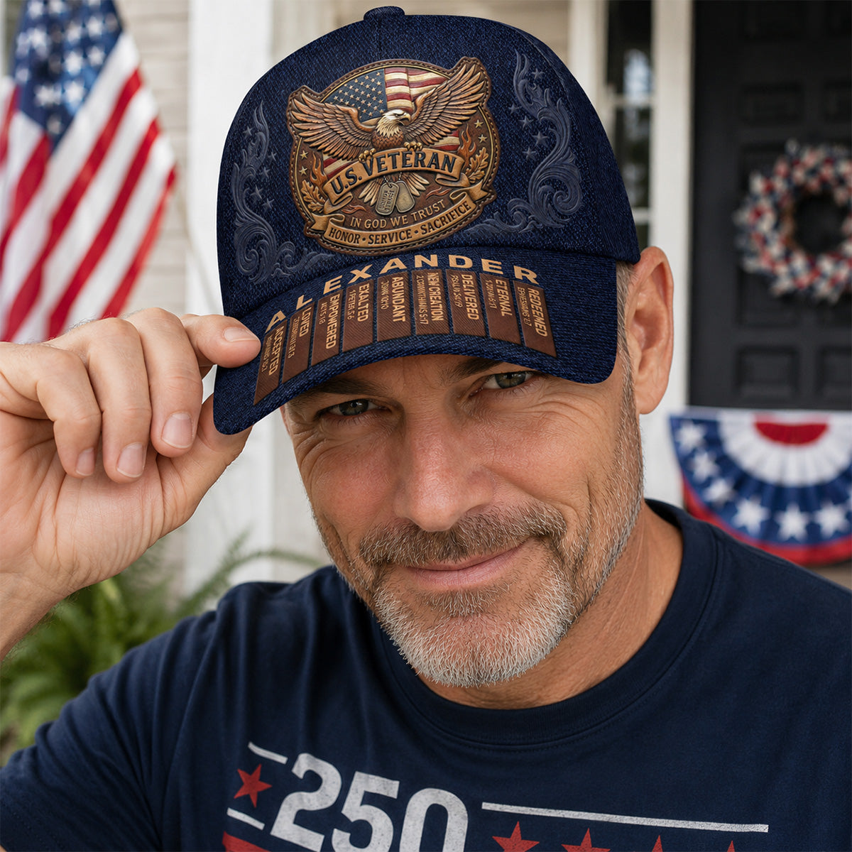 In God We Trust - Personalized Patriotic Cap