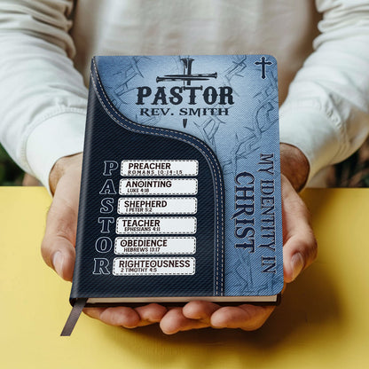 Your Identity In Christ - Leather Cover Notebook GMJSNB200059