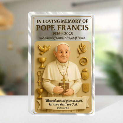 Thank You Father - Custom Shaped Acrylic Plaque GAPJS10257