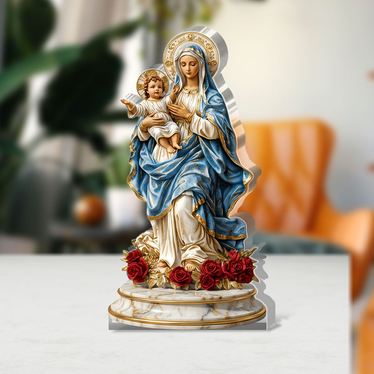 Radiance Of Mercy - Custom Shaped Acrylic Plaque - Gift For Mom GAPJS10124