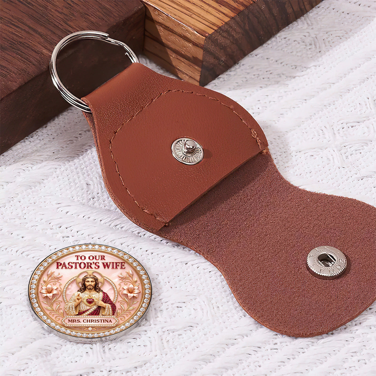 Faith-Inspired Keepsake for Her - Personalized Pocket Hug