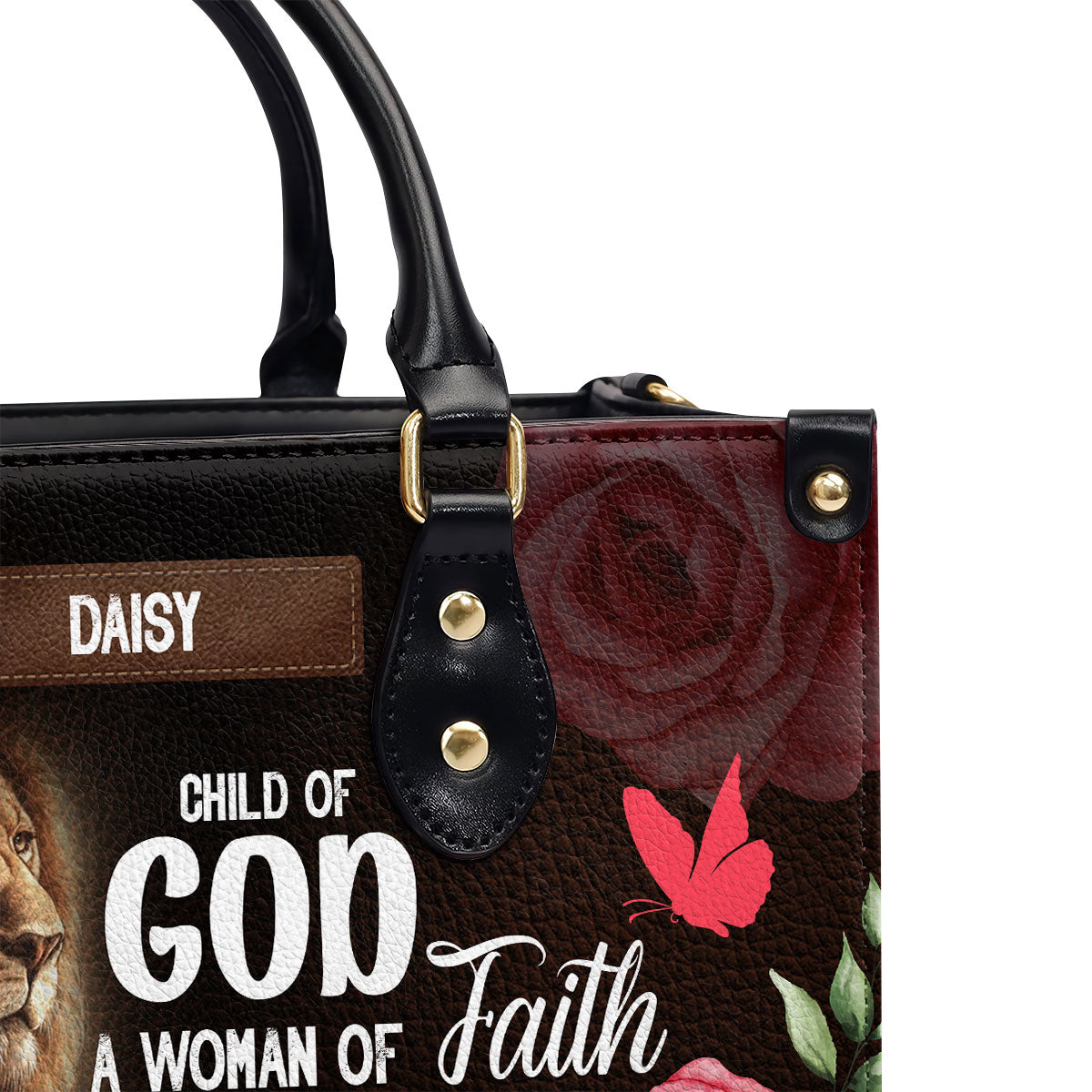 Child Of God - Personalized Leather Handbag - Christian Faith Gift for Women GMJSLB200083