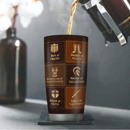 Full Armor Of God - Personalized Stainless Steel Tumbler