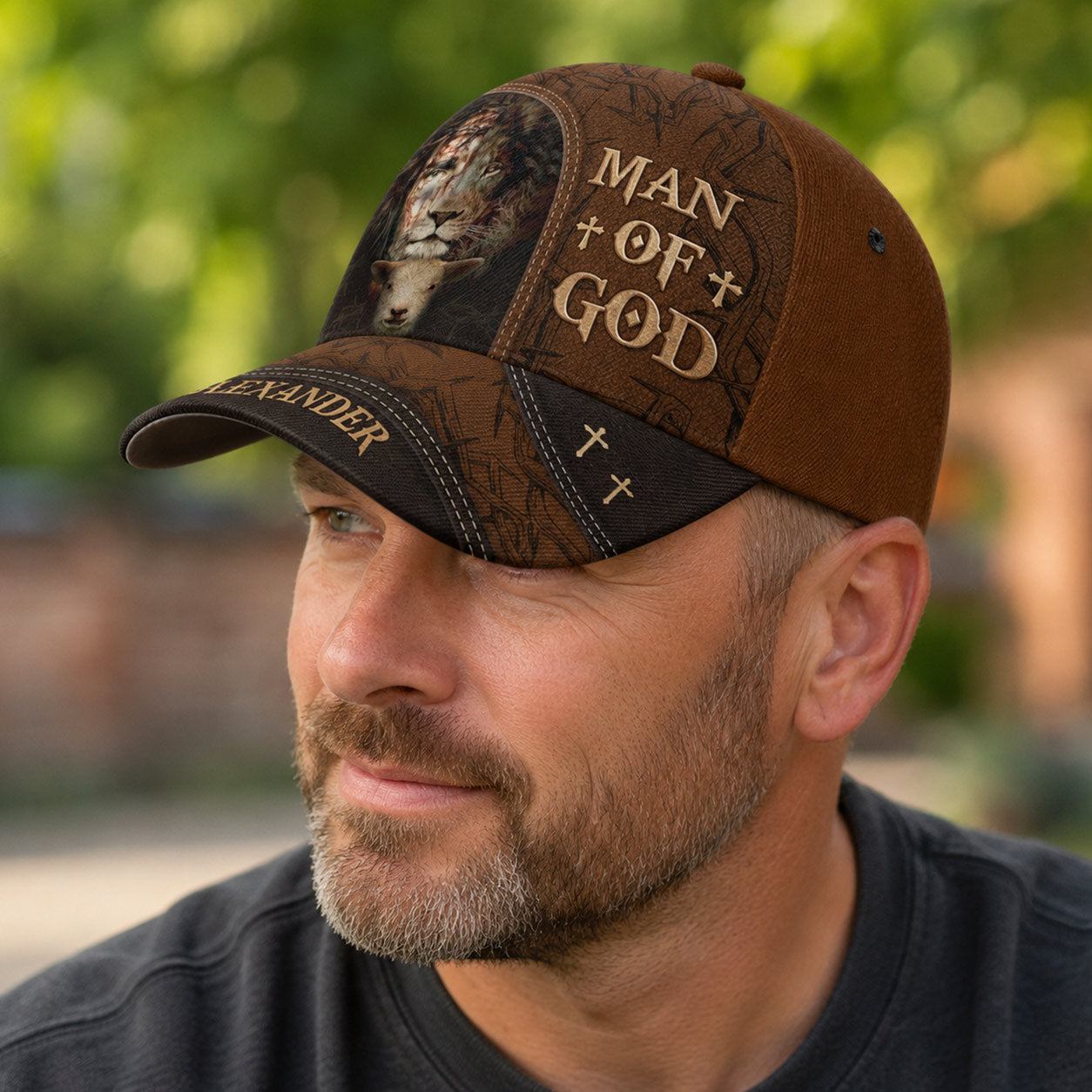 Man Of God - Personalized Classic Cap for Him