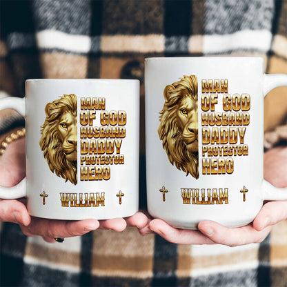 Man Of God - Personalized Ceramic Coffee Mug