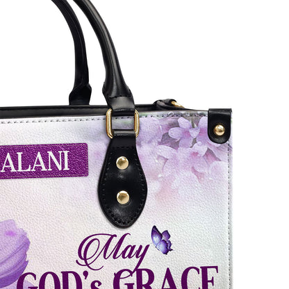 Faith Quote - Personalized Leather Handbag GMJSLB200104