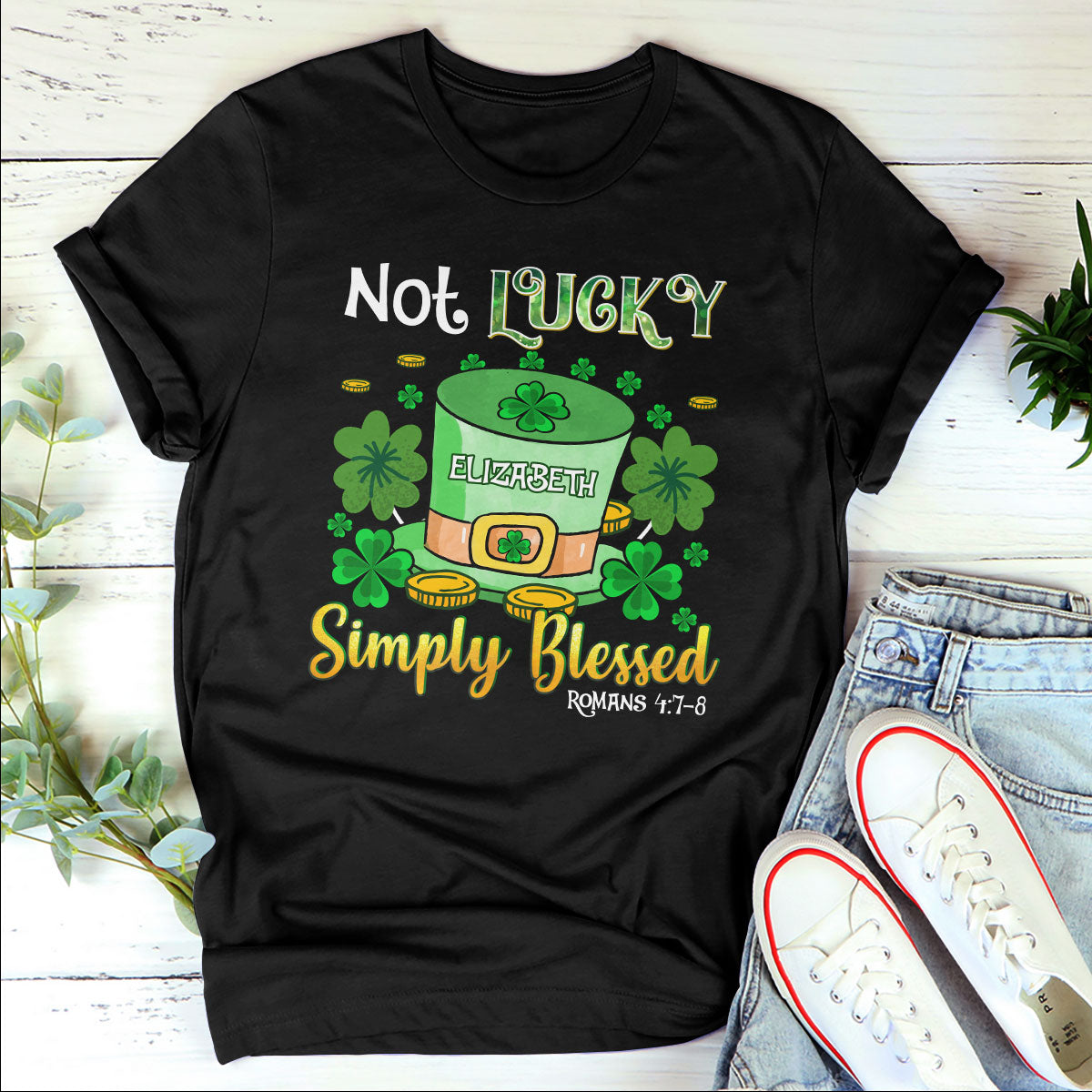 Simply Blessed - Personalized Classic Unisex T-shirt GMJSTS200096
