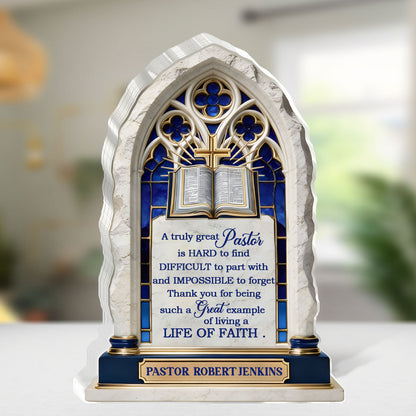 Inspirational Faith Keepsake - Personalized Acrylic Plaque GAPJS10097