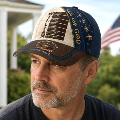 Man Of God - Personalized Classic Cap