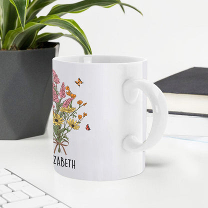 God Says I Am - Personalized White Ceramic Mug