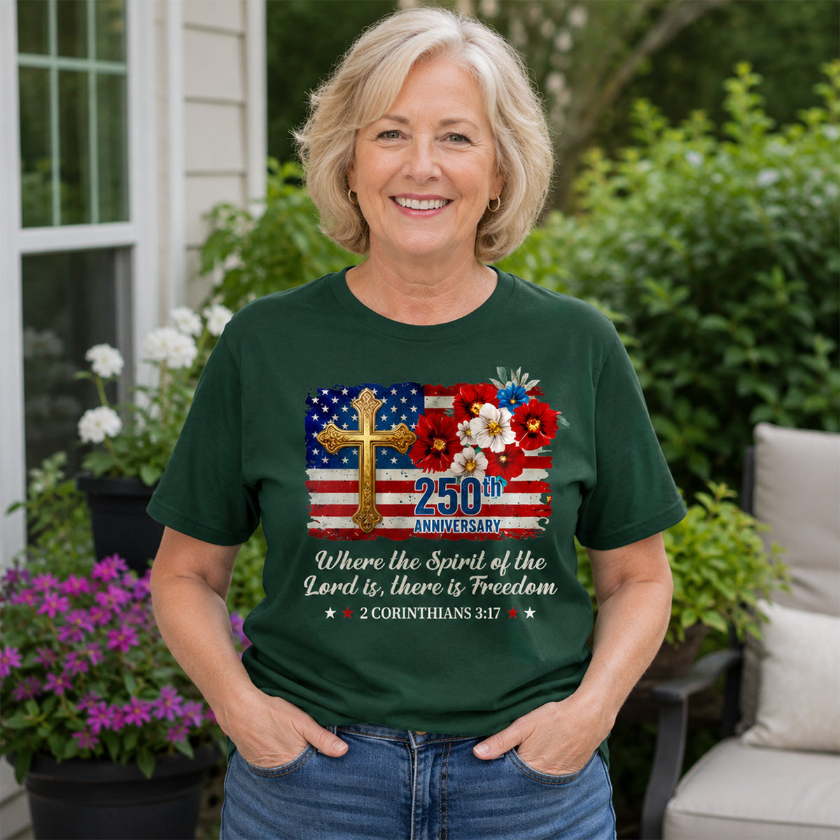Freedom Scripture - 2D Unisex T-shirt GMJSTS200024