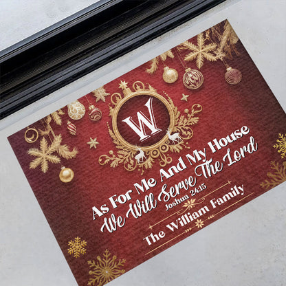Bible Verse - Personalized Doormat for Faith Home