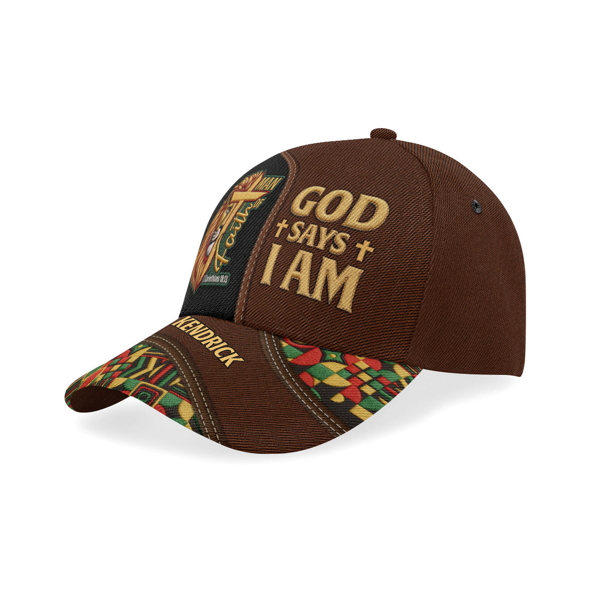 Black Man Of Faith - Personalized Classic Cap - Gift For Christian Men