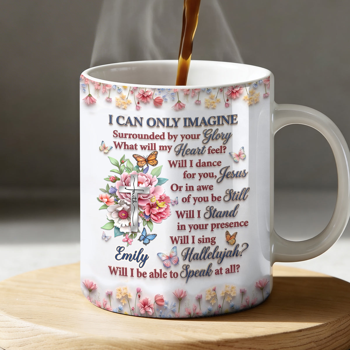 I Can Only Imagine - Personalized Ceramic Coffee Mug