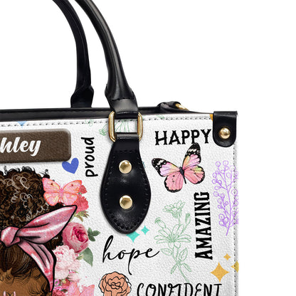 Faith-Inspired - Personalized Leather Handbag GMJSLB200013