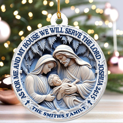 Christian Home Decor - Personalized Acrylic Ornament GOJS10086