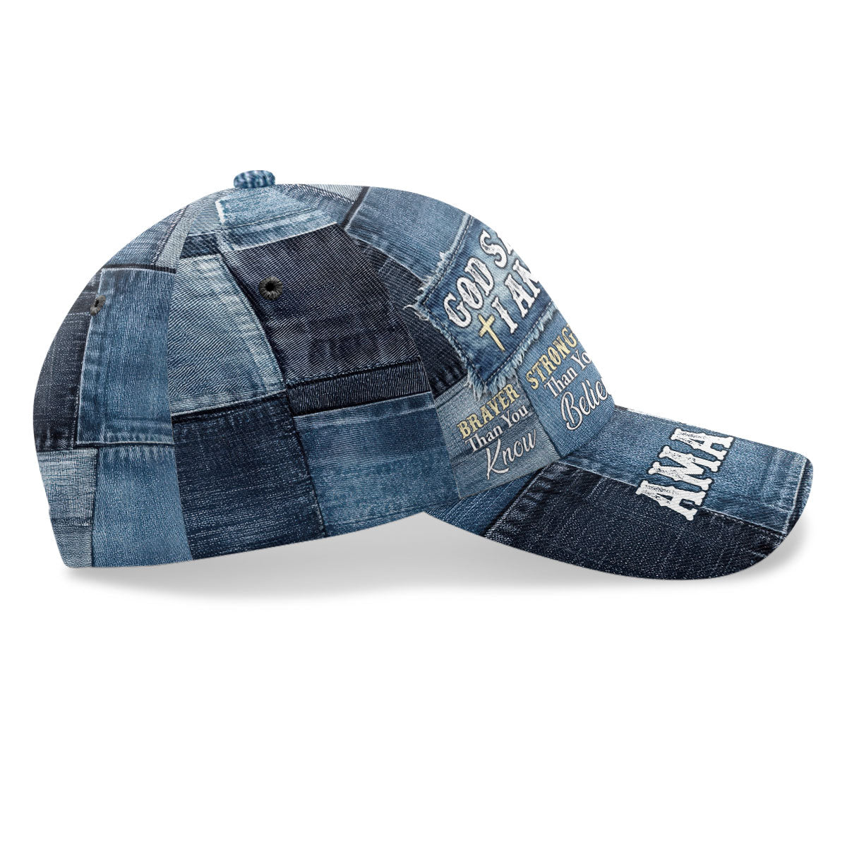 God Says I Am - Personalized Classic Cap - Gift For Women