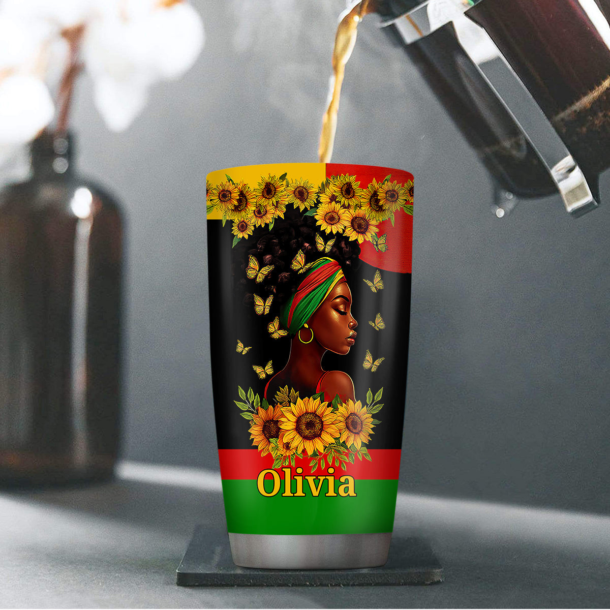 God Says You Are - Personalized Stainless Steel Tumbler