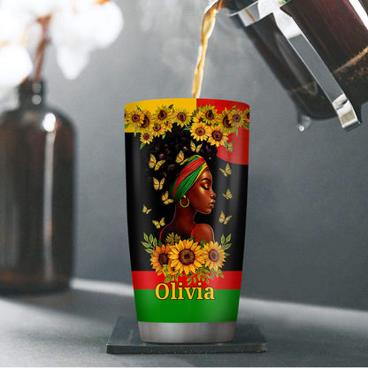 God Says You Are - Personalized Stainless Steel Tumbler
