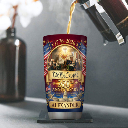 We The People - Personalized Stainless Steel Tumbler