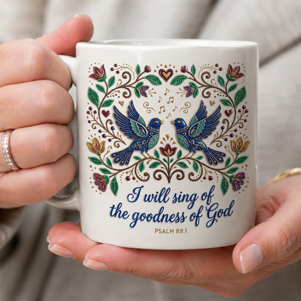 I Will Sing Of The Goodness Of God - Personalized Coffee Mug