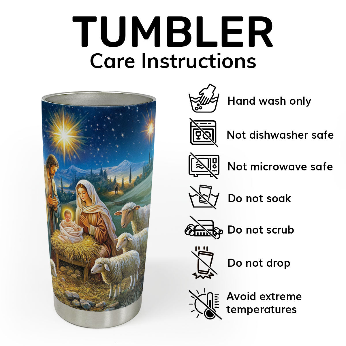 Faith - Personalized Stainless Steel Tumbler