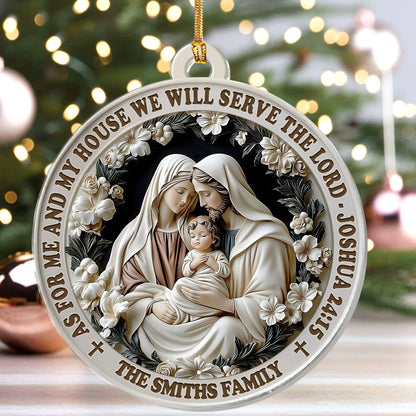 Faith Quote - Personalized Acrylic Ornament - Christian Home Decor GOJS10021
