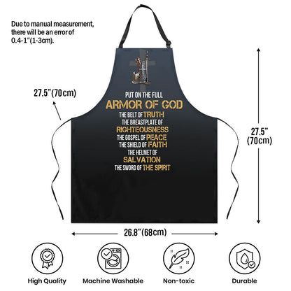 Full Armor of God - Faithful Kitchen Apron