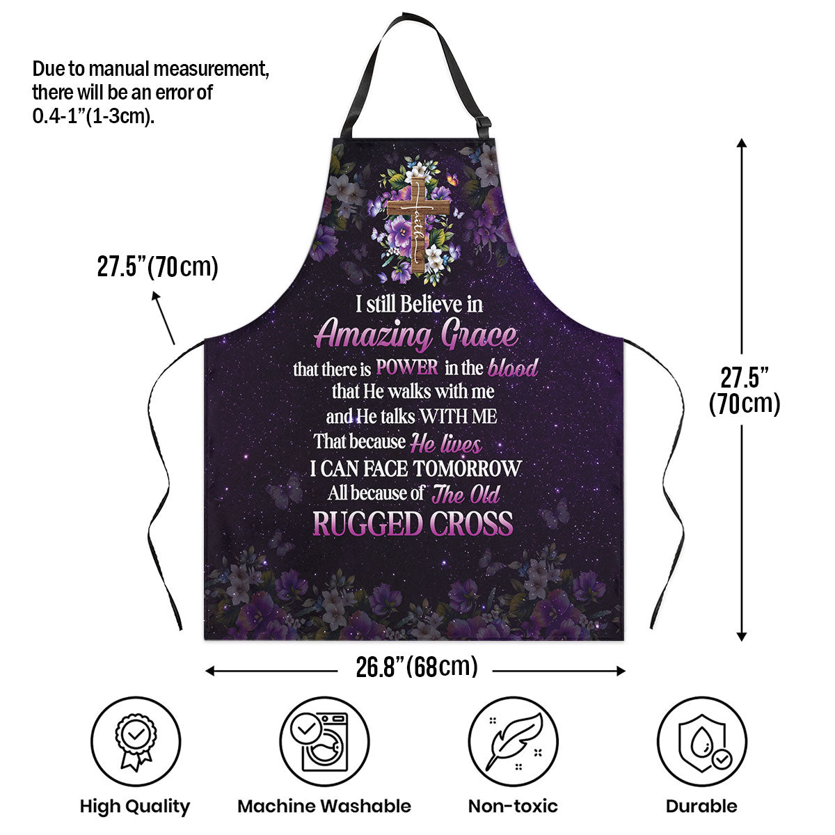 Amazing Grace - Christian Apron for Women