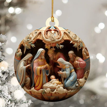 Birth of Christ - Acrylic Ornament GOJS10020