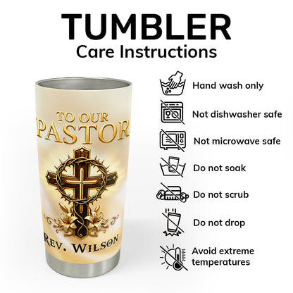 Heart Of A Servant Leader - Personalized Stainless Steel Tumbler
