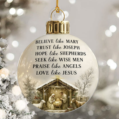 Nativity Christmas - Acrylic Ornament GOJS10031