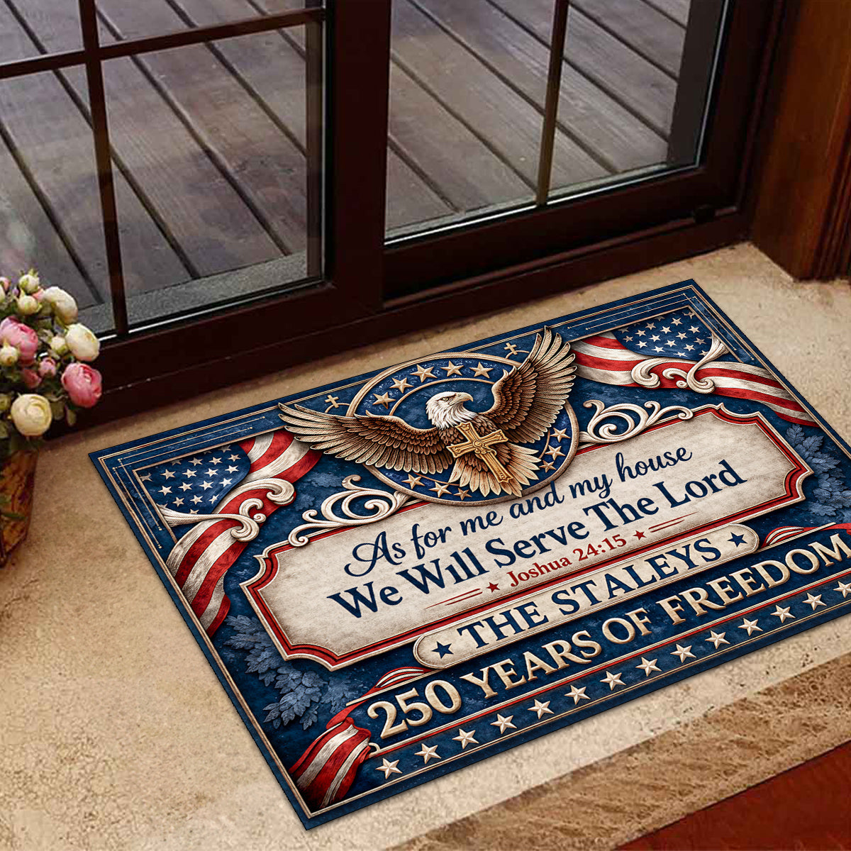 Faith-Based - Personalized Doormat for Home GDMJS10014