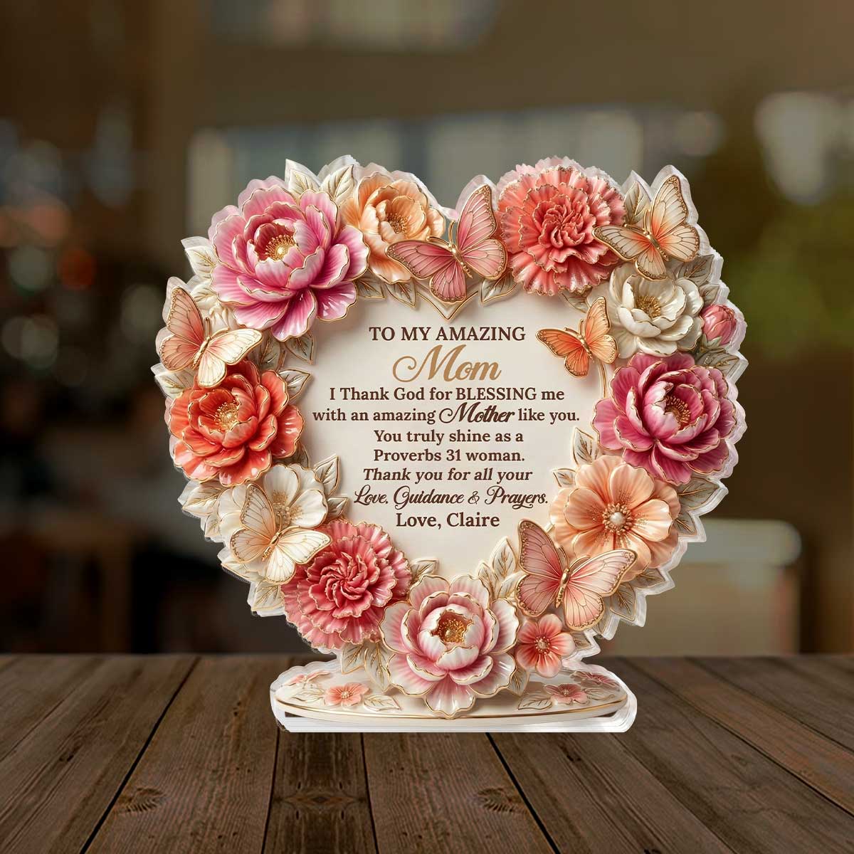 Mother's Day - Personalized Acrylic Keepsake Plaque GAPJS10083